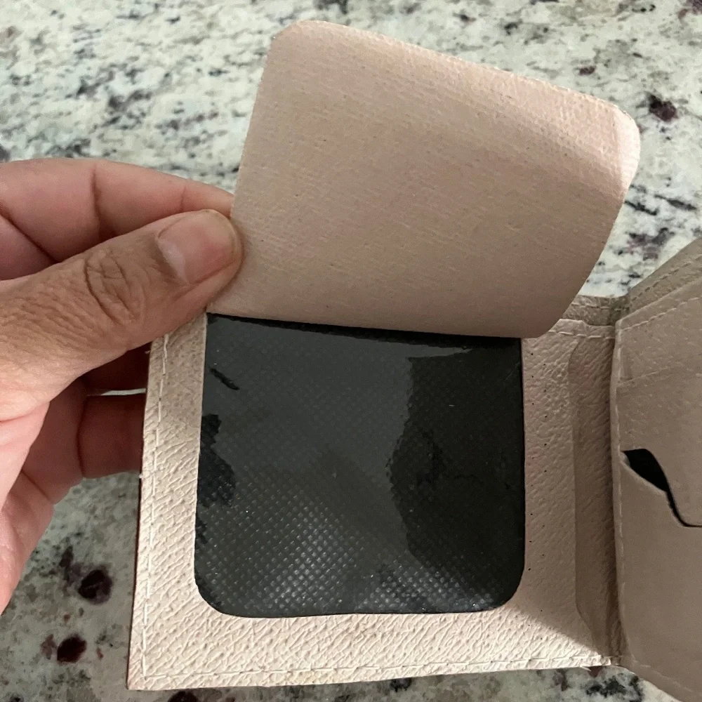 Like New Leather Wallet Handcrafted Horse w/Word 